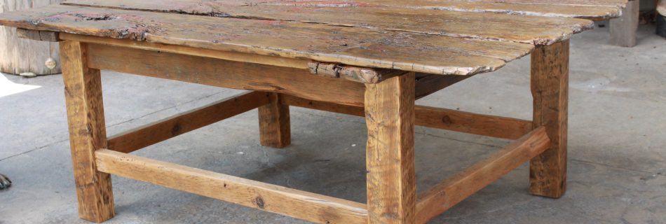 Rustic Barn Door Coffee Table