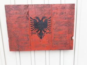 Custom Albanian Barn Board Flag