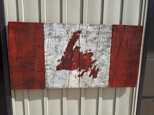 Custom Newfoundland Barn Board Flag