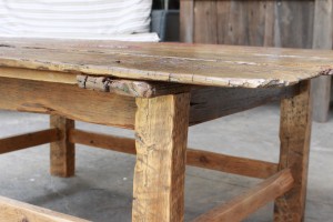 Barn door coffee table      