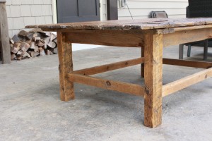 Barn door coffee table       