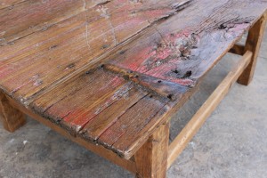 Barn door coffee table       
