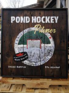 Pond Hockey Pilsner sign