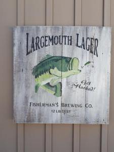 Largemouth Lager Sign
