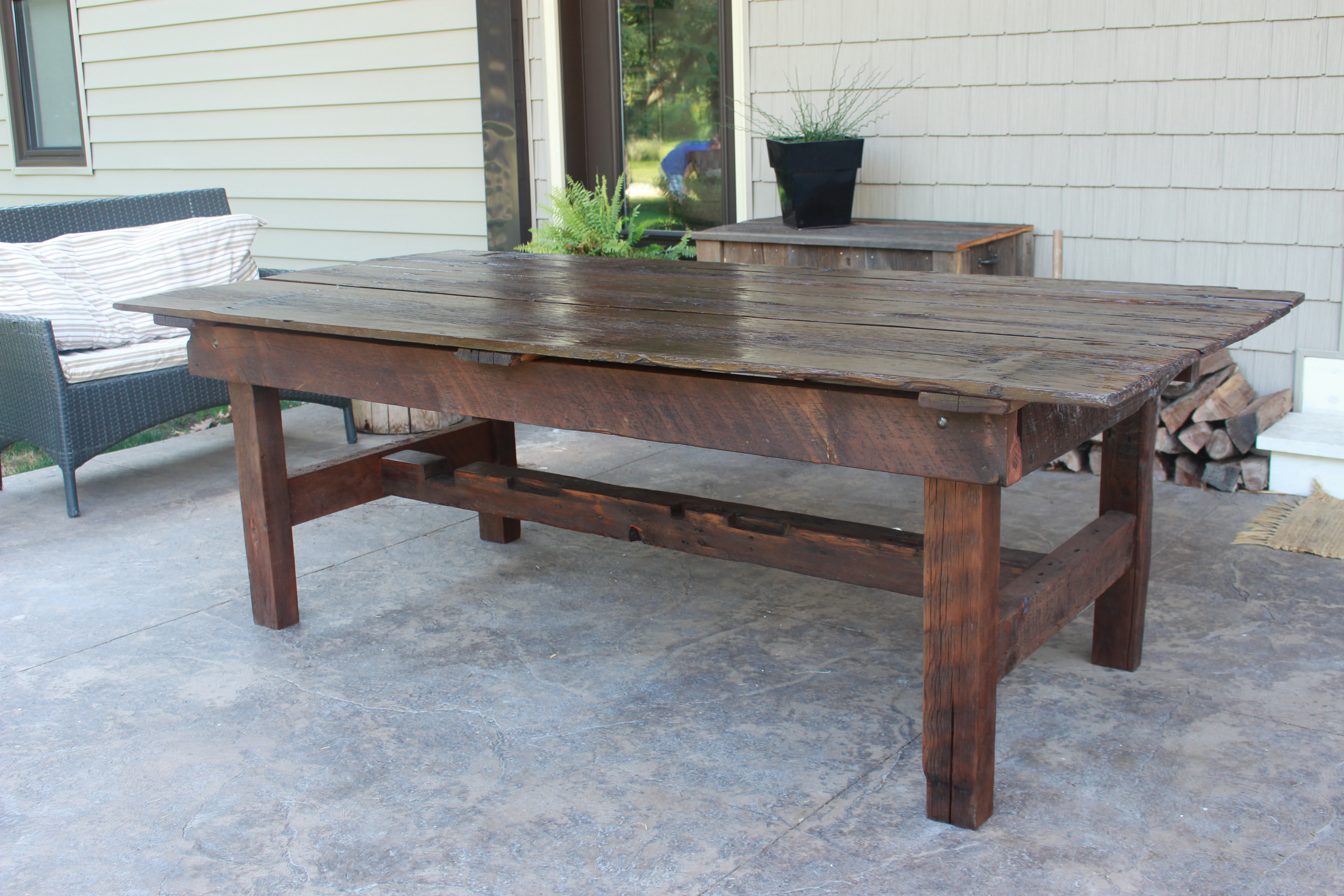 Barn Door Harvest Table - M. Jones Creations