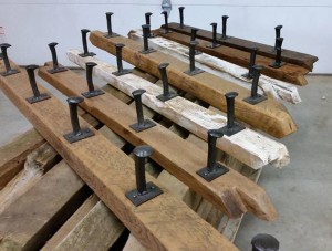 Railway Spike Coat Racks