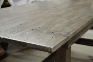Grey Barn Door Table