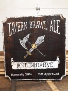Tavern Brawl Ale Sign